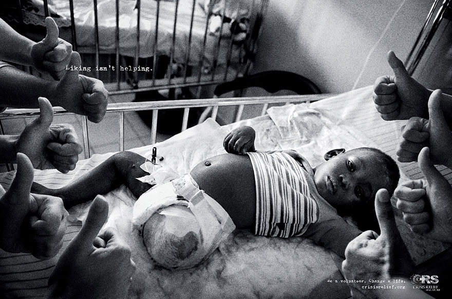 Campagne publicitaire choc, sensibilisation publique