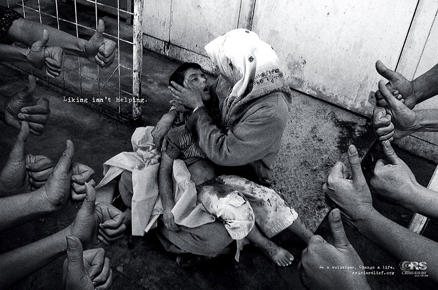 Campagne publicitaire choc, sensibilisation publique