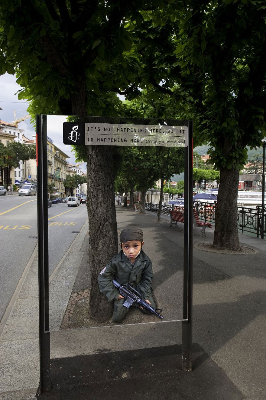 Campagne publicitaire choc, sensibilisation publique