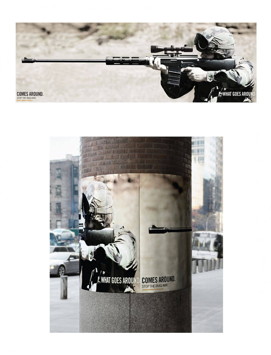 Campagne publicitaire choc, sensibilisation publique