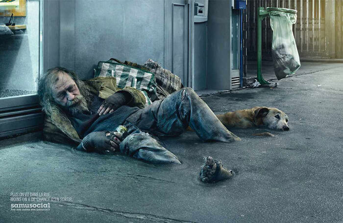 Campagne publicitaire choc, sensibilisation publique
