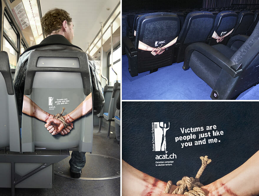 Campagne publicitaire choc, sensibilisation publique