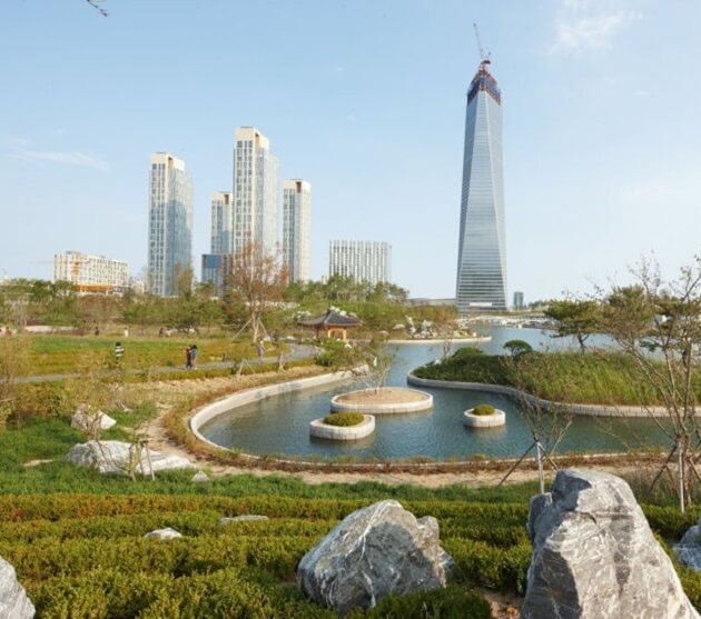Songdo ville du futur connectée et verte