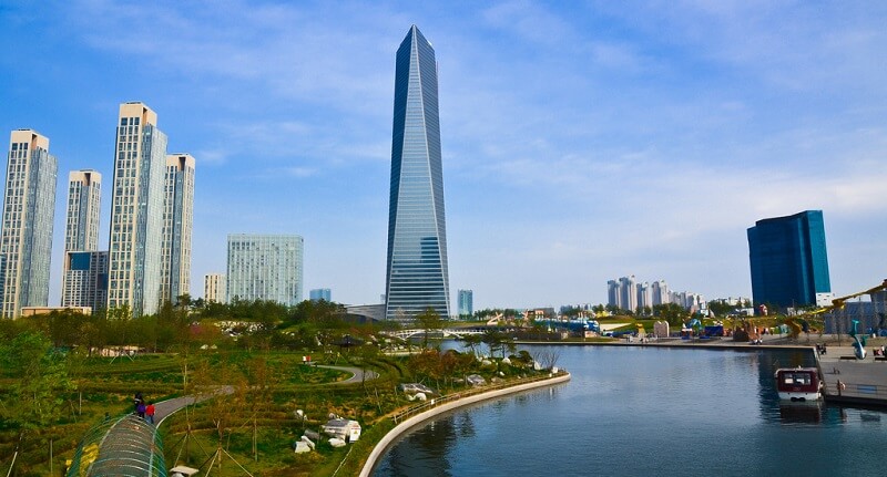 Songdo ville du futur connectée et verte