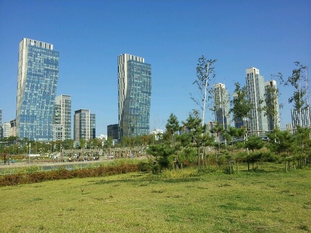 Songdo ville du futur connectée et verte