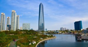 Songdo, une ville verte ultra-connectée en Corée du Sud Songdo ville du futur connectée et verte