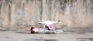 Drone, fleurs, Saint-Valentin, Hong Kong