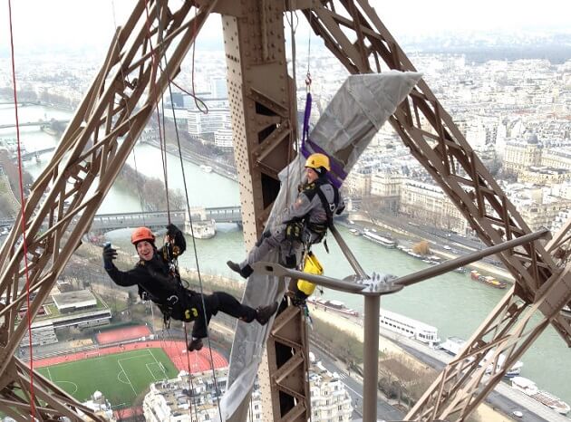 Eoliennes à axe vertical, énergie verte, Tour Eiffel