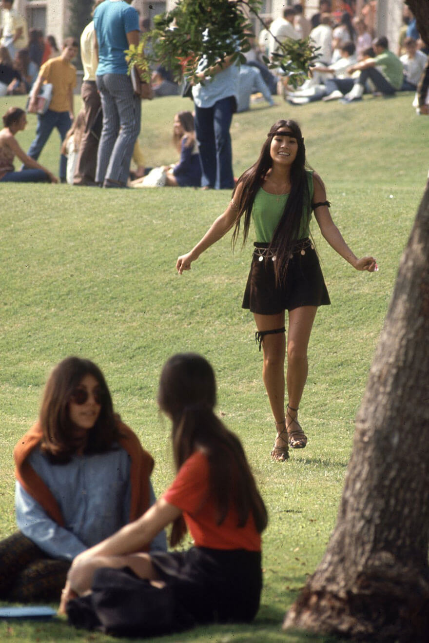 Mode et style des lycéennes aux Etats-Unis en 1969