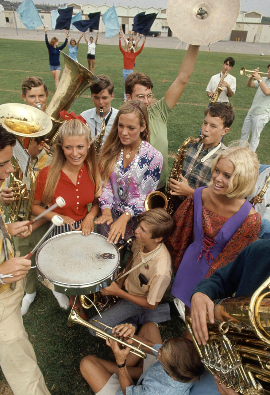 Mode et style des lycéennes aux Etats-Unis en 1969