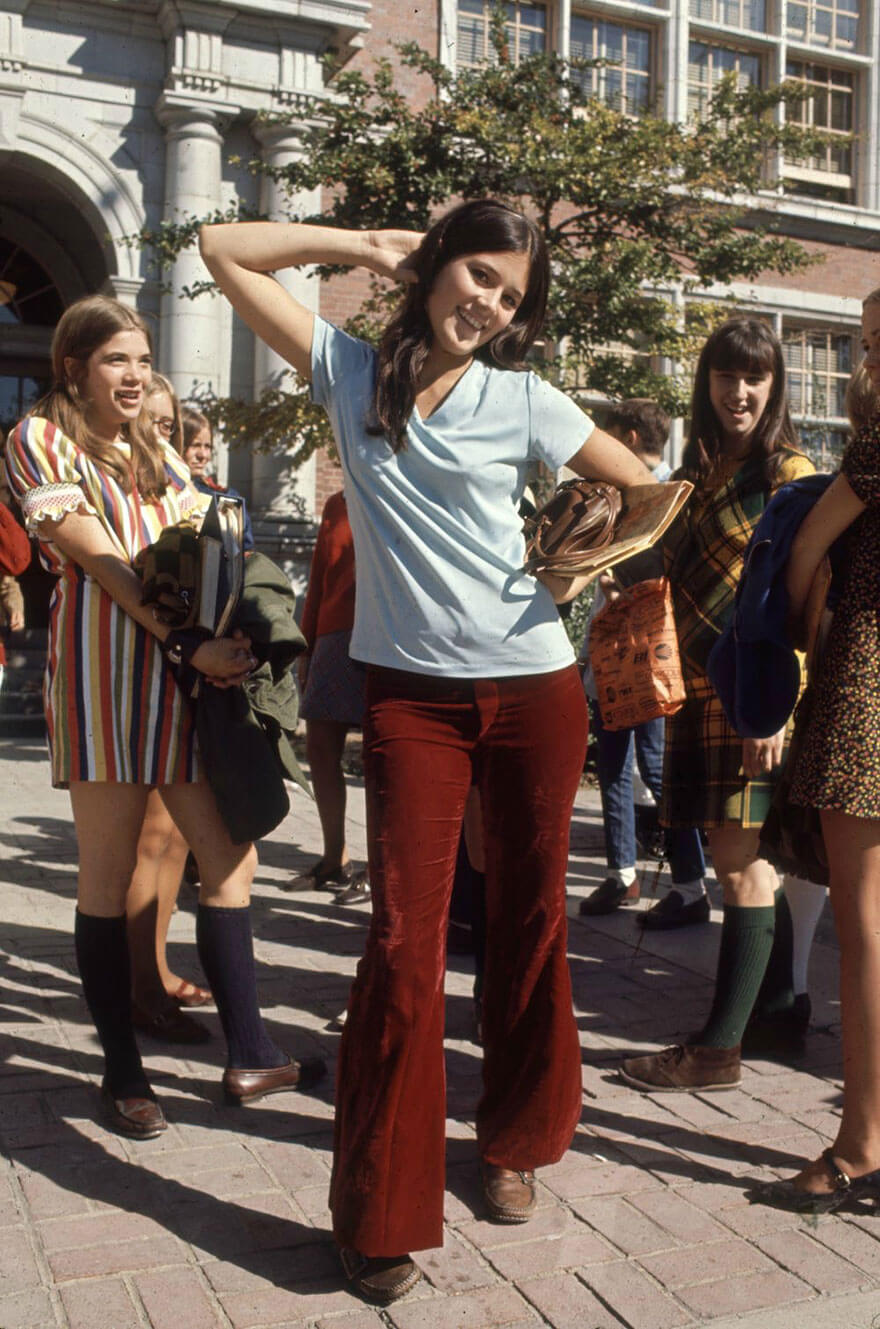 Mode et style des lycéennes aux Etats-Unis en 1969