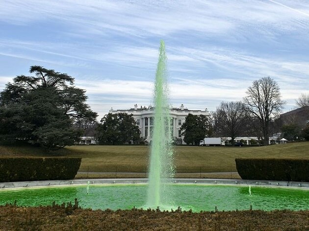 Maison blanche Washington, Saint Patrick
