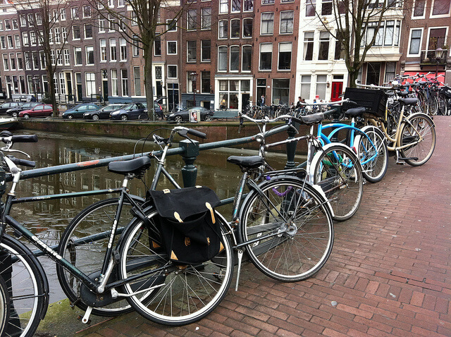 Parking, vélos, Amsterdam