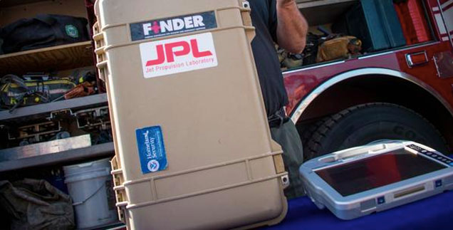 Finder NASA, radar, séisme, Népal