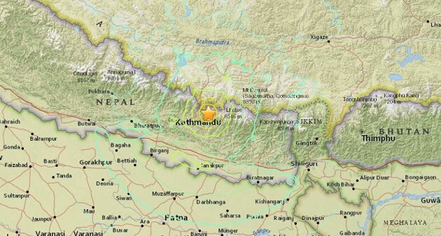 Second séisme, Nepal