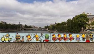 Pont des Arts, street-art