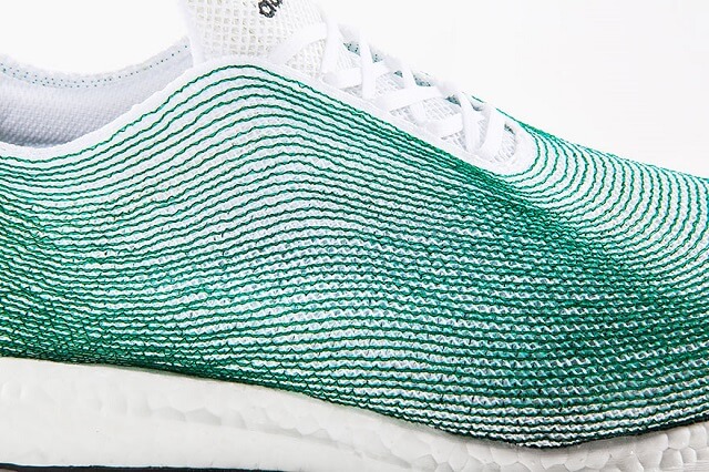 Baskets Adidas, recyclées plastique, filets