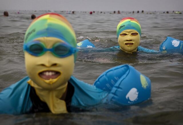 facekini, Chine