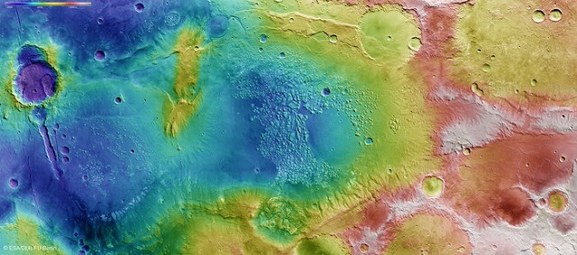 Atlantis Chaos, Mars, ESA
