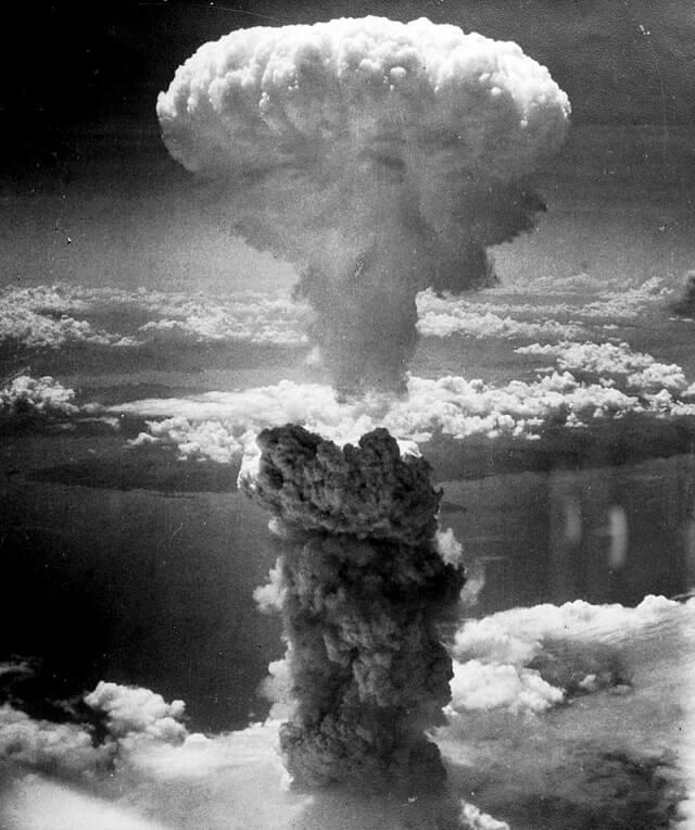 bombe atomique, nagasaki, champignon
