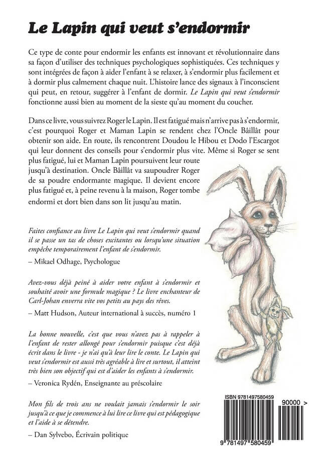 Le Lapin qui veut s'endormir, de Carl-Johan Forssén Ehrlin
