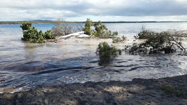 doline, trou, camping, plage, Australie