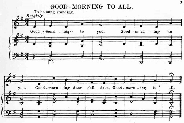 good morning to all