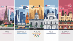 Paris candidate aux JO 2024 face à Budapest, Hambourg, Los Angeles et Rome Paris candidate aux JO 2024 face à Budapest, Hambourg, Los Angeles et Rome