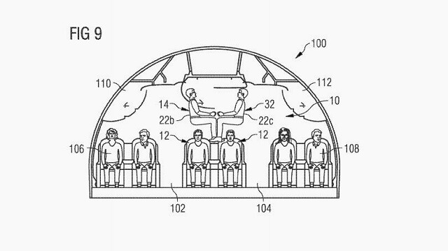 brevet, Airbus, sièges empiler passagers