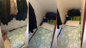 À Londres, un « lit sous escalier » à louer pour 680€ par mois chambre sous escalier, londres, cher