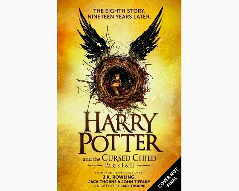 Harry Potter et l'enfant maudit, couverture du livre