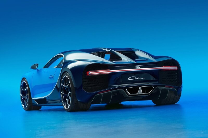 Bugatti Chiron de derrière