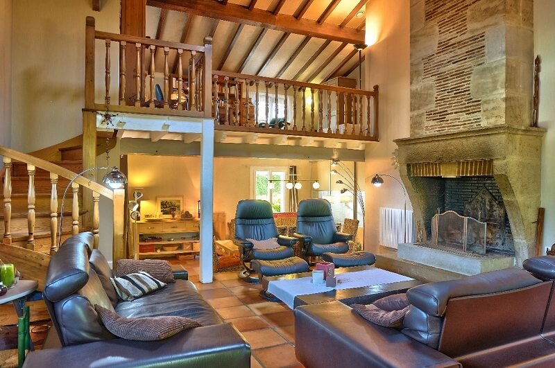 intérieur d'une maison avec photo HDR