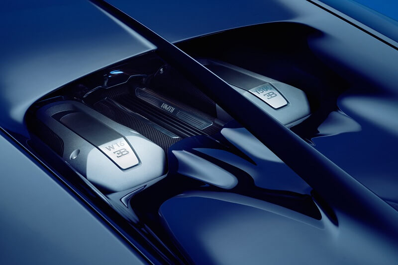 Moteur de la Bugatti Chiron