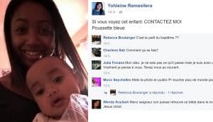 Attentat de Nice: Une mère retrouve son bébé grâce à Facebook Bébé retrouvé, attentat de Nice