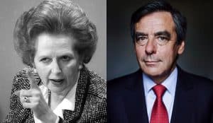 François Fillon : Margaret Thatcher des temps modernes ? Margaret Thatcher et François Fillon
