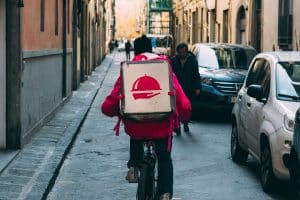 Manifestation des livreurs Deliveroo à Paris Pixabay - KaiPilger