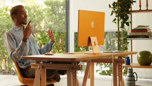 Apple dévoile le nouvel iMac M1, tout en couleurs