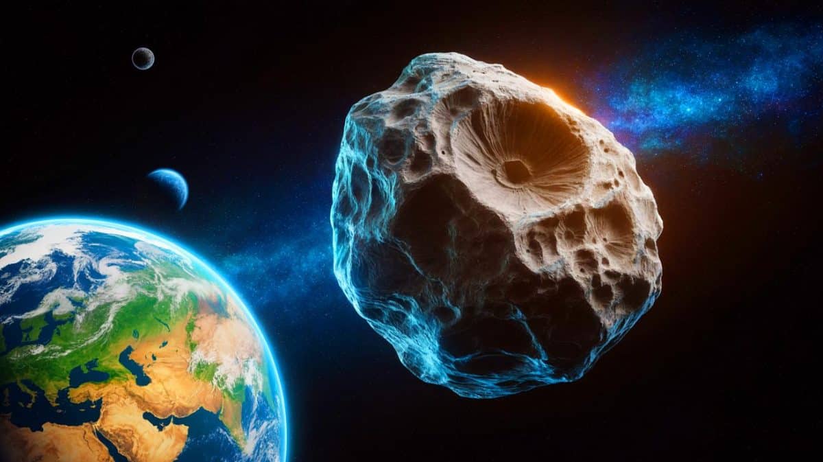 « Cet astéroïde nous menace » : faut-il craindre l’impact dévastateur de 2024 YR4 sur notre planète ? Illustration de l'astéroïde 2024 YR4 et des efforts internationaux pour évaluer son risque d'impact avec la Terre.