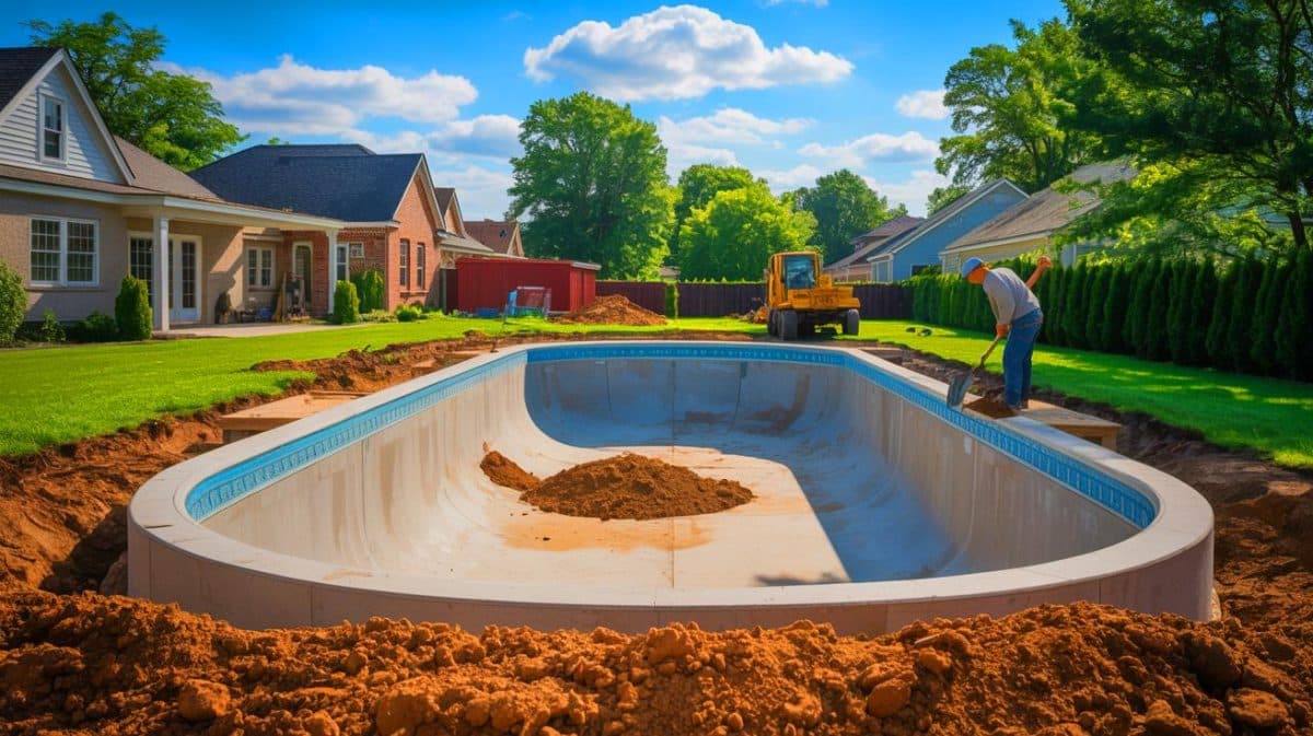 Illustration de la condamnation d'un propriétaire à reboucher une piscine illégale en raison du non-respect des règles d'urbanisme.