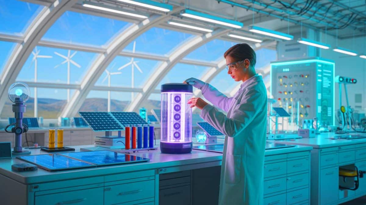 « Ils ont redécouvert l’incroyable ! » : comment cette invention centenaire d’Edison bouleverse aujourd’hui l’avenir énergétique avec une production d’hydrogène inédite Illustration de la redécouverte de l'invention d'Edison pour la production d'hydrogène vert, générée par intelligence artificielle.