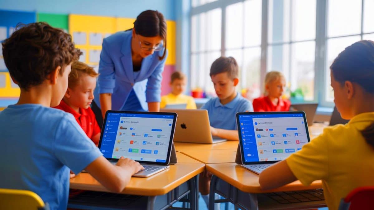 « Voici comment savoir sa classe » : cette méthode simple permet aux parents de découvrir la future classe de leur enfant avant la rentrée scolaire de septembre Illustration de l'utilisation des outils numériques pour connaître la classe de son enfant avant la rentrée scolaire.