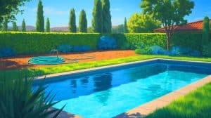 « Interdire les piscines individuelles est vital » : les municipalités prennent position face à la crise de l’eau Illustration de l'impact potentiel des piscines privées sur la gestion de l'eau en période de sécheresse.