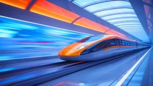 Le rêve d’Elon Musk relancé par la Chine : un défaut majeur de l’Hyperloop enfin corrigé par des ingénieurs chinois Illustration de la technologie maglev à haute vitesse en Chine. Image réalisée par IA.