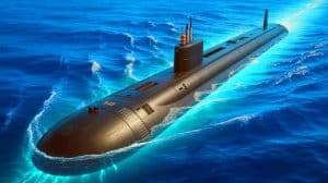 La Chine dévoile un monstre sous-marin de 11 000 tonnes : ces torpilles avant pourraient bouleverser l’équilibre militaire global en un instant Illustration de sous-marin nucléaire Type 094A équipé de missiles balistiques. Image réalisée par IA.