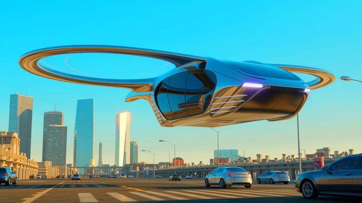 « La France défie la gravité » : le projet Maca Carcopter promet de transformer la mobilité urbaine avec sa voiture volante Illustration de la voiture volante Carcopter développée par la start-up française Maca.