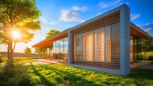 Le mur Trombe : « Ce capteur solaire qui divise les experts en énergie renouvelable » et ses impacts inattendus Illustration de l'utilisation du mur Trombe comme système de chauffage solaire passif.
