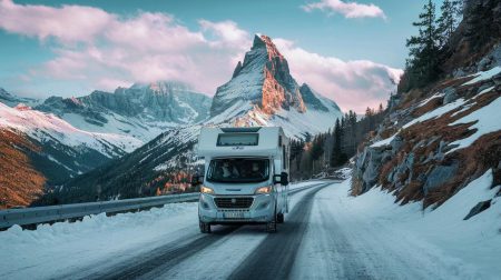 "Cette amende glaciale de 135€ menace les camping-caristes téméraires dans 34 départements montagneux cet hiver"