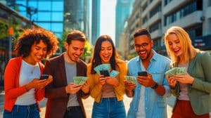 « C’est tombé sur le compte ce matin » : 15 millions de Français reçoivent un pactole de l’État à des dates précises Illustration de millions de Français recevant un versement significatif sur leurs comptes bancaires. Image réalisée par IA.