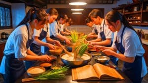 Ils font revivre une recette vieille de 2 000 ans : des étudiants chinois recréent un plat de riz antique Illustration de la recréation d'une recette de riz vieille de 2 000 ans par des étudiants chinois (création par IA, non réaliste). Crédit : Ideogram
